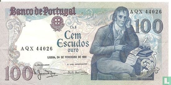 Portugal 100 Escudos 1981 - Afbeelding 1
