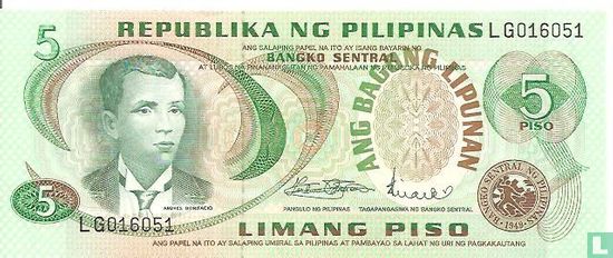 Philippines 5 Piso - Image 1