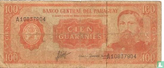 Paraguay 100 Guarani (Augusto Colman Villamayor & Cesar Romeo Acosta) - Image 1