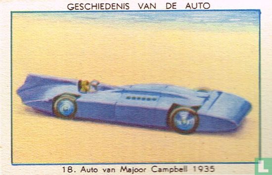 Auto van Majoor Campbell 1935 - Image 1