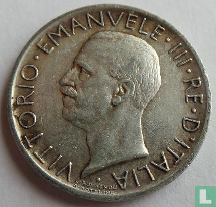 Italy 5 lire 1929 (edge inscription *FERT*) - Image 2