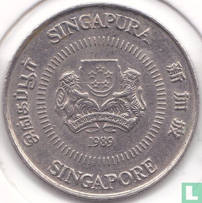 Singapur 10 Cent 1989 - Bild 1