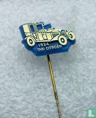 Taxi Citroën 1924 [goud op blauw]