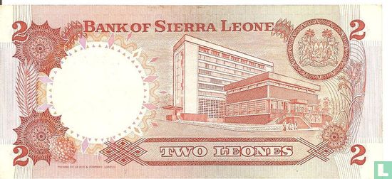 Sierra Leone 2 Leones 1984 - Image 2