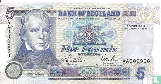 Schotland 5 pond   - Afbeelding 1