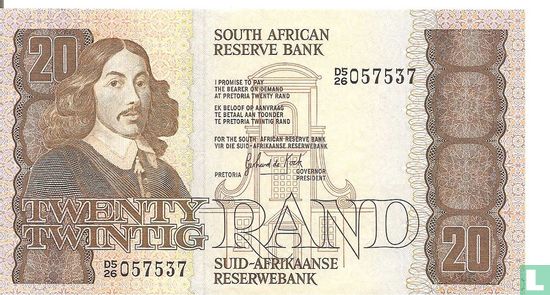 Afrique du Sud 20 Rand - Image 1