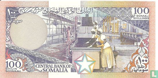 Somalië 100 Shilin 1987 - Afbeelding 2