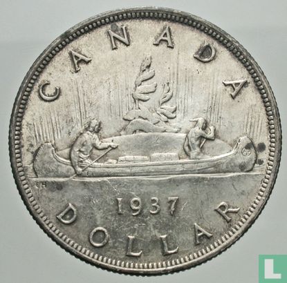 Canada 1 dollar 1937 - Image 1