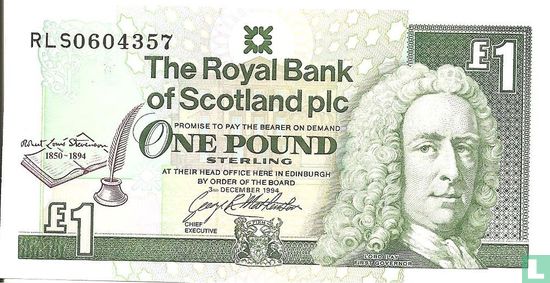 Schottland 1 Pfund Sterling - Bild 1