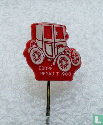 Coupé Renault 1900 [wit op rood]