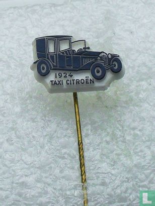 Taxi Citroën 1924 [donkerblauw op wit]