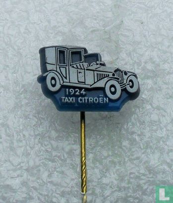 Taxi Citroën 1924 [wit op blauw]