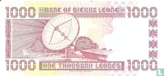 Sierra Leone 1.000 Leones  - Afbeelding 2