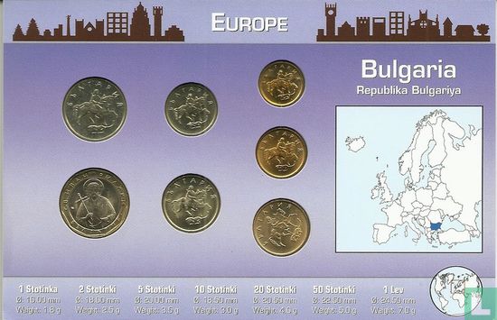 Bulgarije combinatie set "Coins of the World" - Afbeelding 2