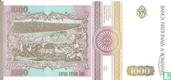 Romania 1,000 Lei 1993 - Image 2