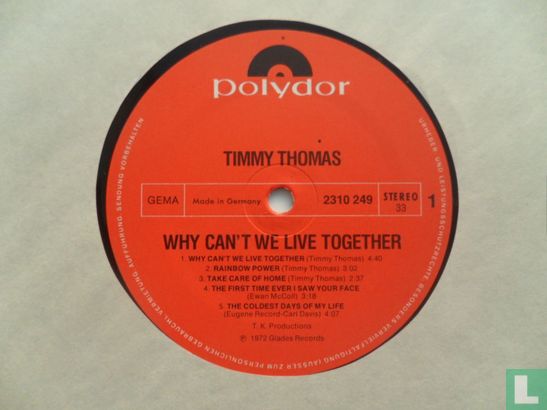 Why Can't We Live Together - Bild 3