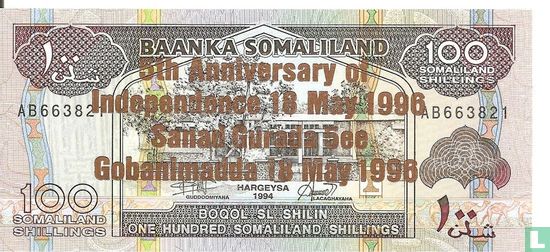 Somaliland 100 Shillings 1996 - Afbeelding 1
