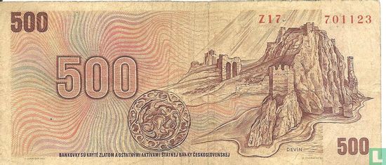 Slowakije 500 korun - Afbeelding 2