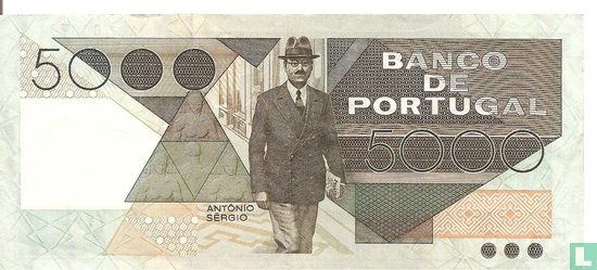 Portugal 5000 escudos - Afbeelding 2