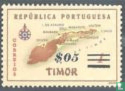 Map of Timor