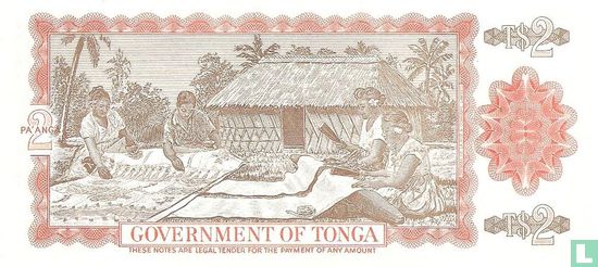 Tonga 2 Pa'anga 1989 - Image 2