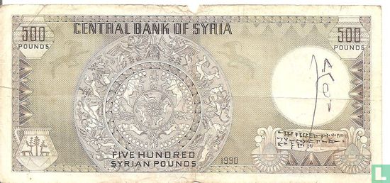Syrië 500 Pounds 1990 - Afbeelding 2