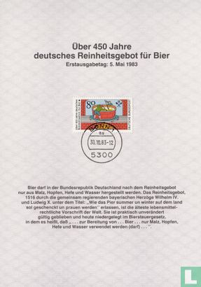 Deutsches Reinheitsgebot 1533-1983