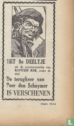 19481113 Het 8e deeltje - De terugkeer van Peer den Schuymer is verschenen - Afbeelding 1