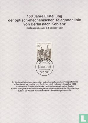 150 Jahre Telegrafenlinie