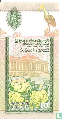 Sri Lanka 10 Roupies 2004 - Image 2