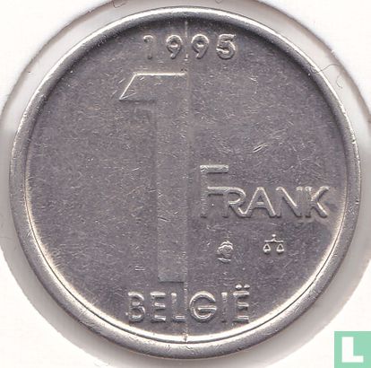 Belgium 1 franc 1995 (NLD) - Image 1