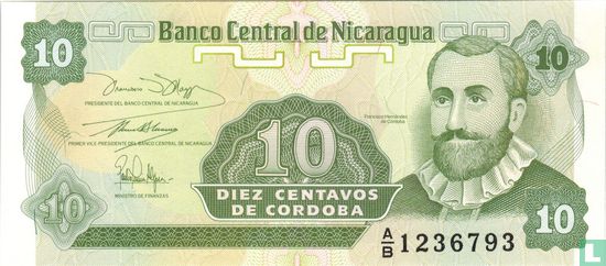 Nicaragua 10 Centavo - Afbeelding 1