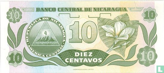 Nicaragua 10 Centavo - Image 2