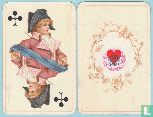 Empire, B. Dondorf, Frankfurt a/M 36 Speelkaarten, Playing Cards, 1894 - 1917 - Afbeelding 1