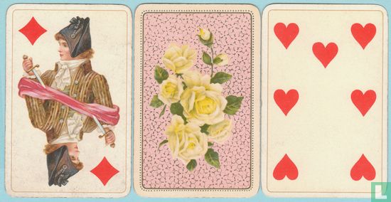 Empire, B. Dondorf, Frankfurt a/M 36 Speelkaarten, Playing Cards, 1894 - 1917 - Image 3