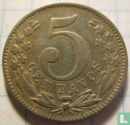Colombia 5 centavos 1886 (type 2) - Afbeelding 2