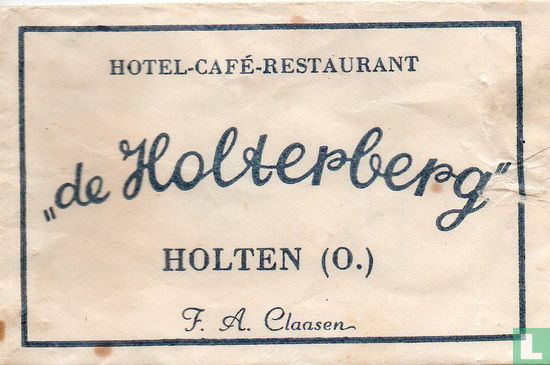 Hotel Café Restaurant "De Holterberg" - Image 1