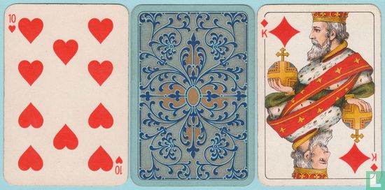 No. 223, Hauptstädte Piquet, B. Dondorf G.m.b.H., Frankfurt a/M, 36 Speelkaarten, Playing Cards, 191906 -+ 1917 - Afbeelding 3