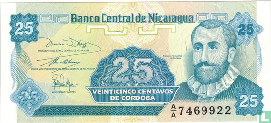Nicaragua 25 Centavos - Image 1