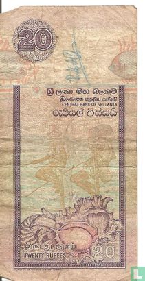 Sri Lanka 20 Roupies 1994 - Image 2