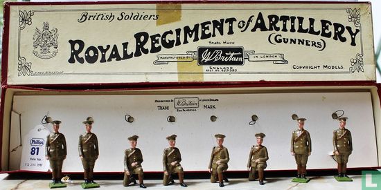Royal Artillery Gunners Active service order - Image 1
