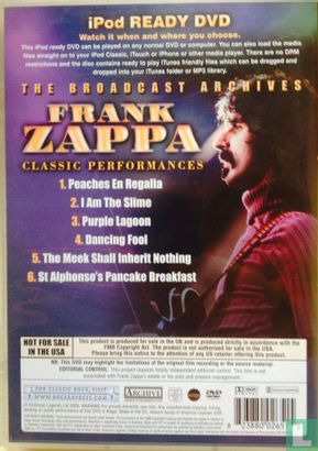 Frank Zappa Classic Performances - Afbeelding 2