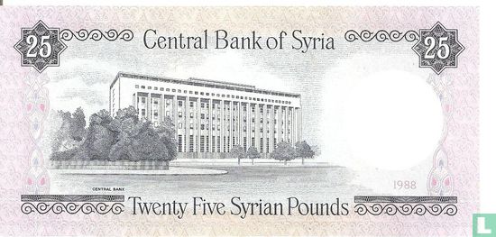 Syrie 25 Pounds 1988 - Image 2