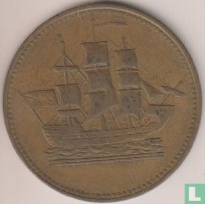Canada - Prince Edward Island - ½ penny token "Ships Colonies & Commerce" - Bild 2