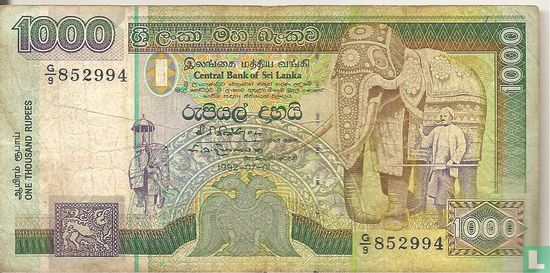 Sri Lanka 1000 Rupees - Afbeelding 1