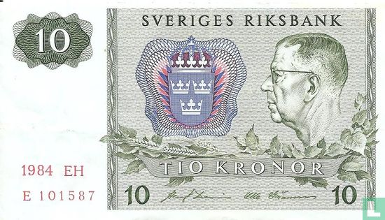 Zweden 10 Kronor  - Afbeelding 1