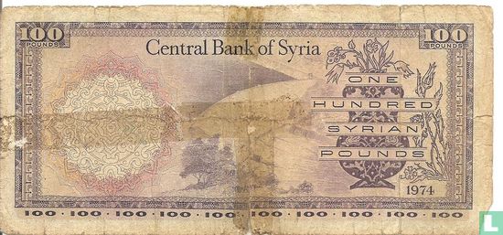 Syrië 100 Pounds 1974 - Afbeelding 2