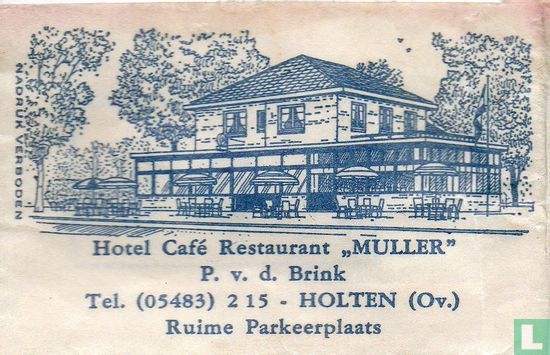 Hotel Café Restaurant "Muller" - Image 1