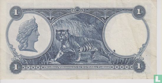 Straits Settlements 1 dollar 1935 - Image 2