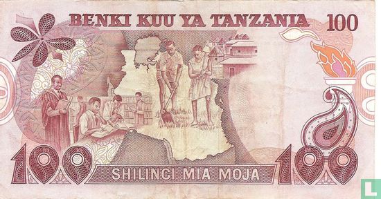 Tanzanie 100 Shilingi ND (1977) P8c - Image 2